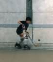 Fabien en pleine action ...